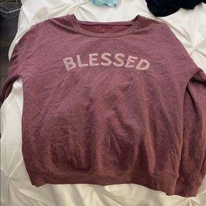 Purple pink sweatshirt